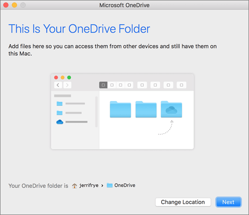 sync onedrive for business on mac